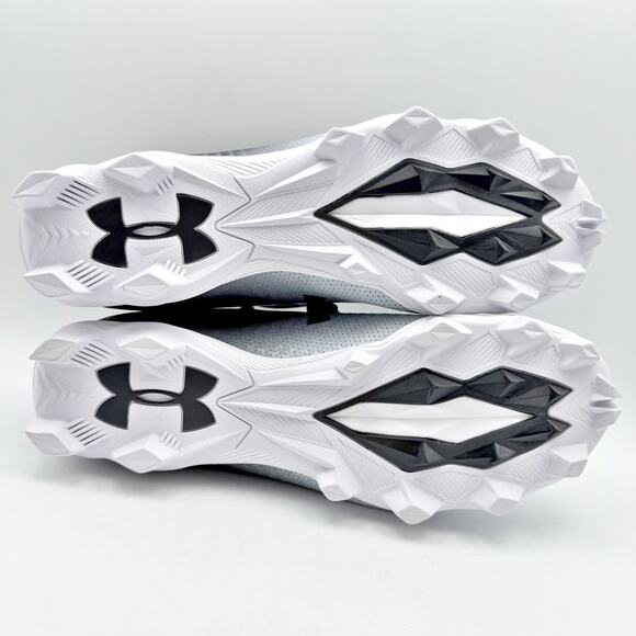 Under Armour Mens Spotlight Fran RM 4.0 Cleats US 12M EU 46 White Black EUC main image 4